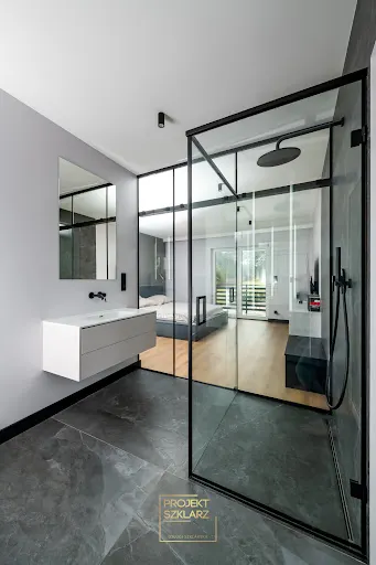 Projekt Szklarz Białystok- Usługi Szklarskie, szkło, Balustrady, Lustra, Kabiny na Wymiar